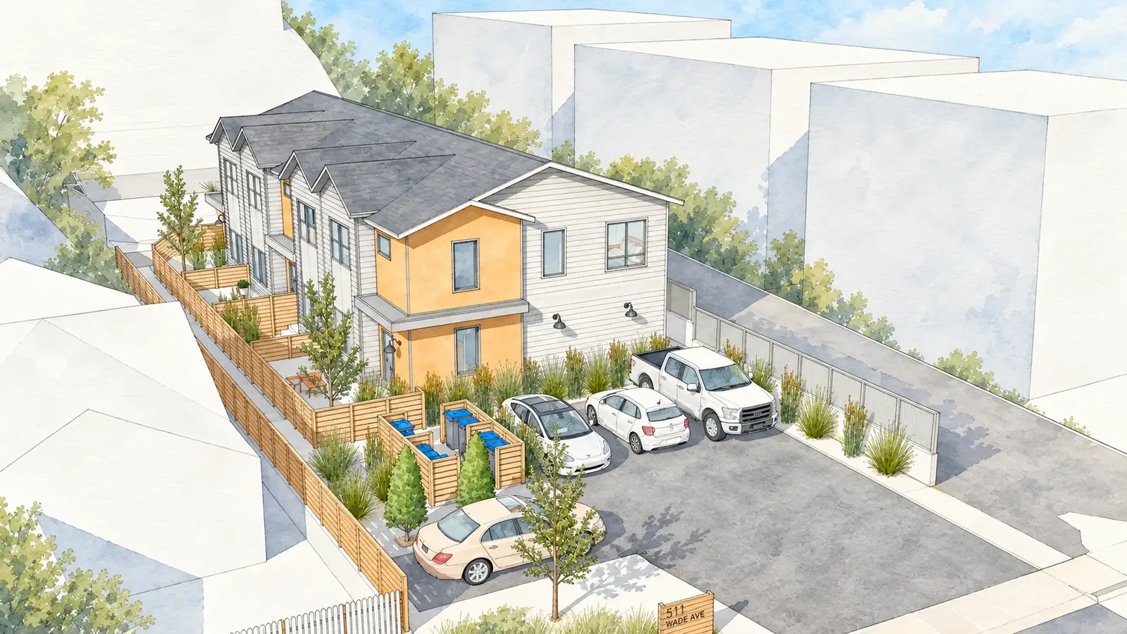 Wade Ave E townhomes, Penticton, BC by Parallel 50 Construction