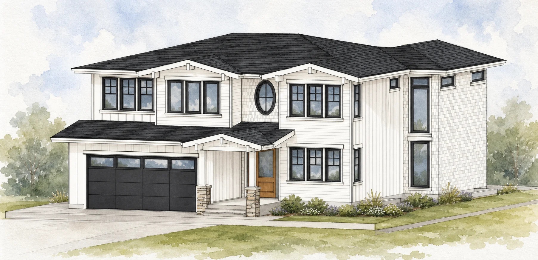 Antler, custom home in Penticton, BC by Parallel 50 Construction