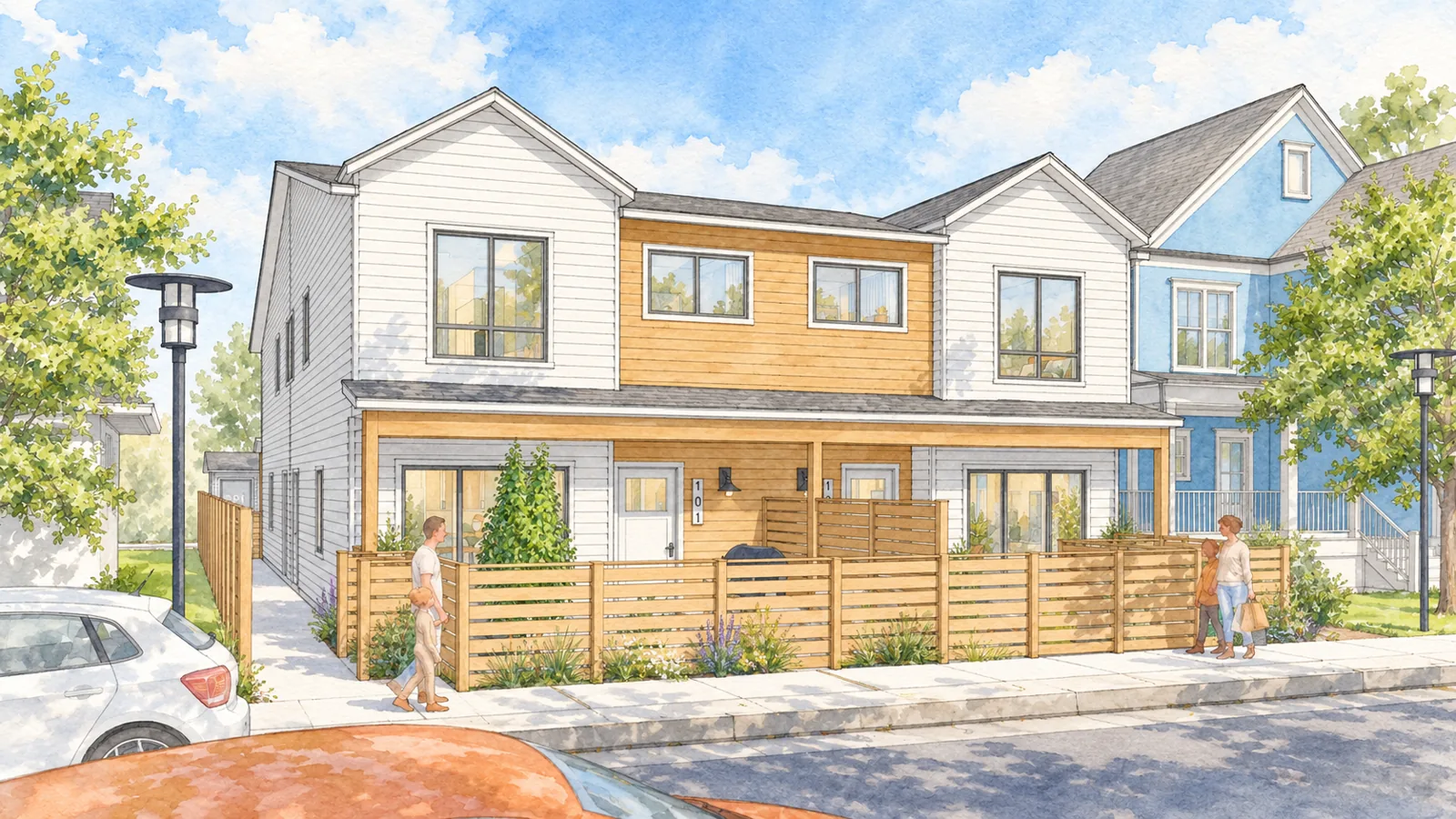 Penticton Ave townhomes, Penticton, BC by Parallel 50 Construction