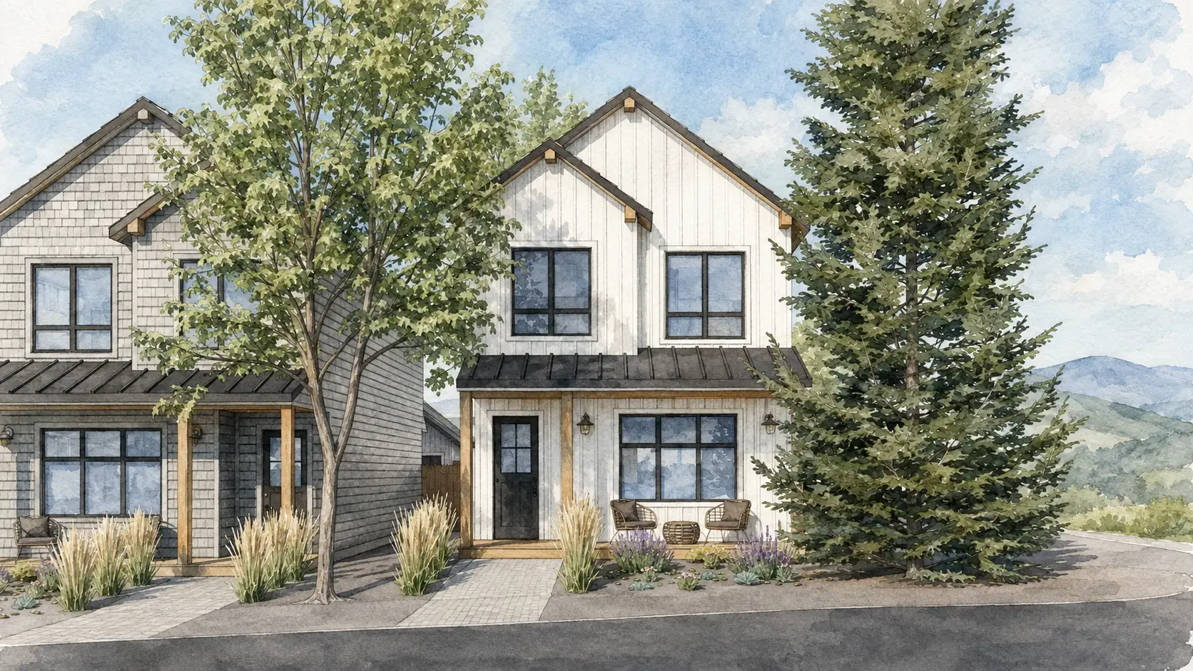 Robson townhomes, Naramata, BC by Parallel 50 Construction