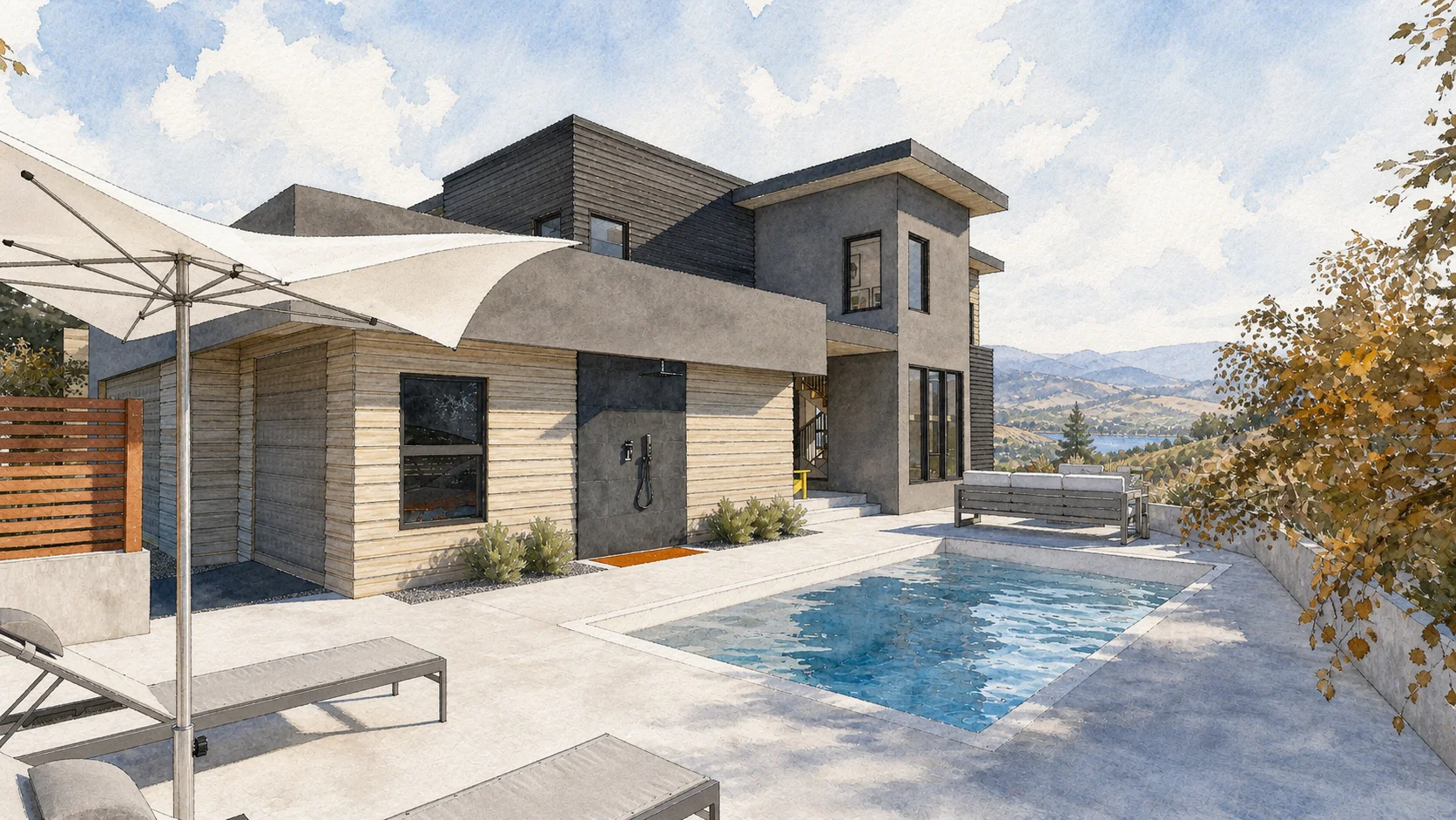 Ridge II, custom home in Penticton, BC by Parallel 50 Construction